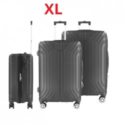 Koferis, HOFMAN, XL izm,- melns