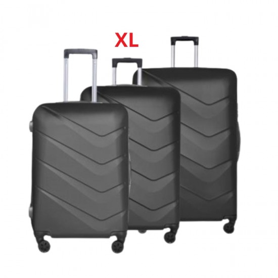 Koferis, HOFMAN, XL izm,- Antracīts