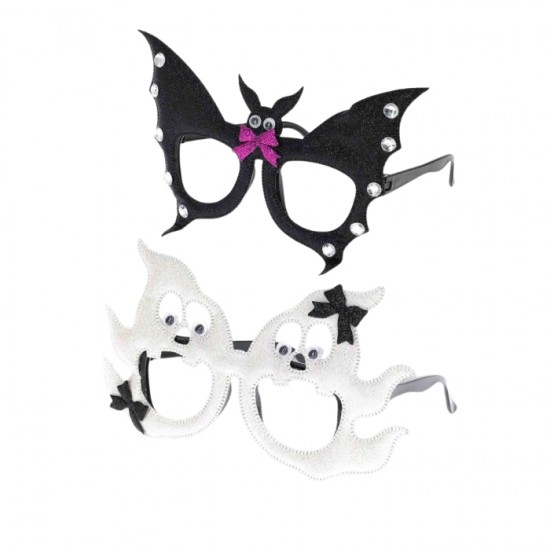 Brilles, ar HALLOWEEN dizainu, 4 veidi