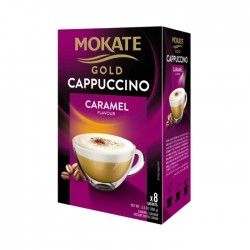 Напиток капучино, GOLD, 100 г, - Карамель