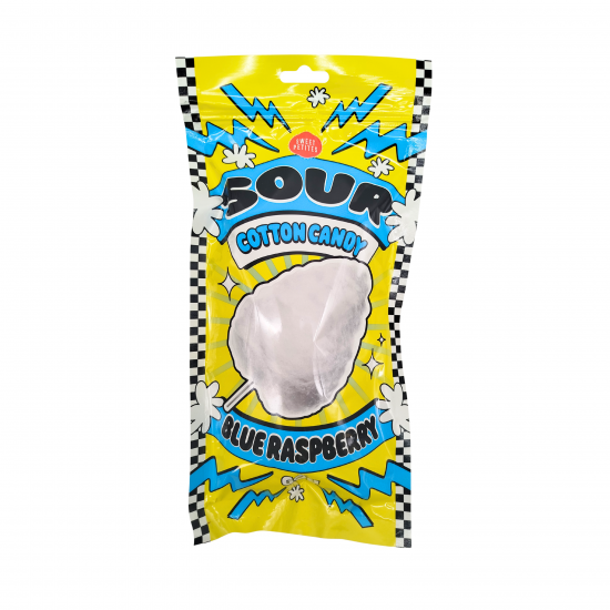 Cukurvate SOUR COTTON CANDY 60g -Blue Raspberry Cukurvate SOUR COTTON CANDY 60g -Blue Raspberry