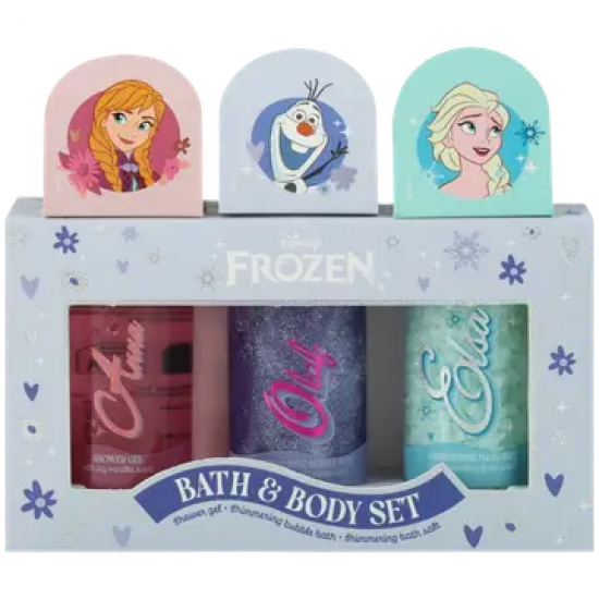 Vannas un ķermeņa komplekts bērniem, DISNEY FROZEN, 3 gab