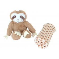 Dāvanu komplekts sunim ZooRoyal, mīkstā rotaļlieta un pleds