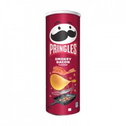 PRINGLES Čipsi kartupeļu 165g - Kūpināts bekons PRINGLES Čipsi kartupeļu 165g - Kūpināts bekons