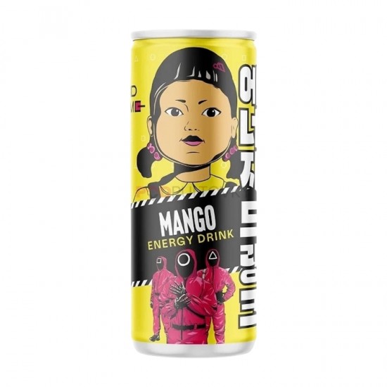 DEP Enerģijas dzēriens SQUID GAME, 250 ml,- Mango DEP Enerģijas dzēriens SQUID GAME, 250 ml,- Mango