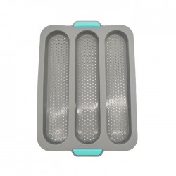 Silikona bagetes cepšanas forma Silikona bagetes cepšanas forma