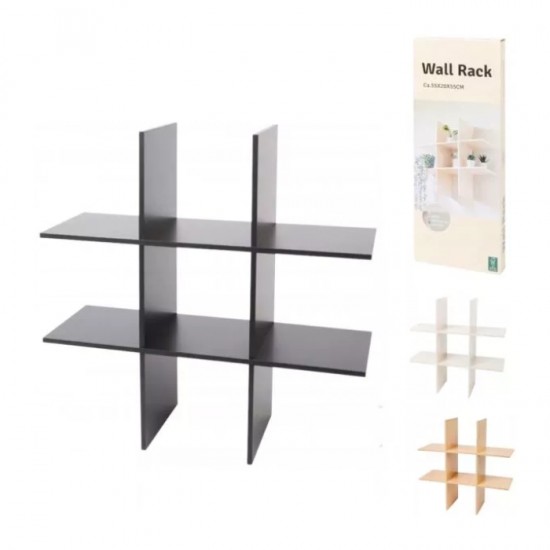 Sienas plaukts 55x20x55cm 3 krāsas