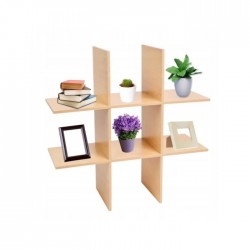 Sienas plaukts 55x20x55cm 3 krāsas