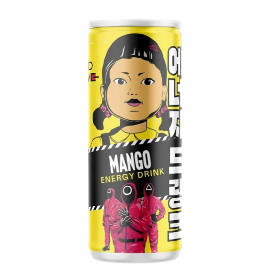 DEP Enerģijas dzēriens SQUID GAME, 250 ml,- Mango DEP Enerģijas dzēriens SQUID GAME, 250 ml,- Mango