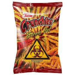 Кукурузная закуска TAKIMS, 90 г, - Экстремально острые Кукурузная закуска TAKIMS, 90 г, - Экстремально острые