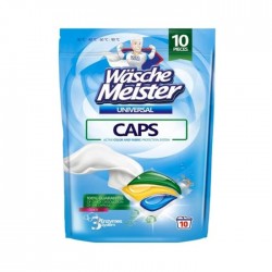 Veļas mazgāšanas kapsulas Wasche Meister UNIVERSAL 10 gb x 18g