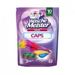 Veļas mazgāšanas kapsulas Wasche Meister COLOR 10 gb x 18g