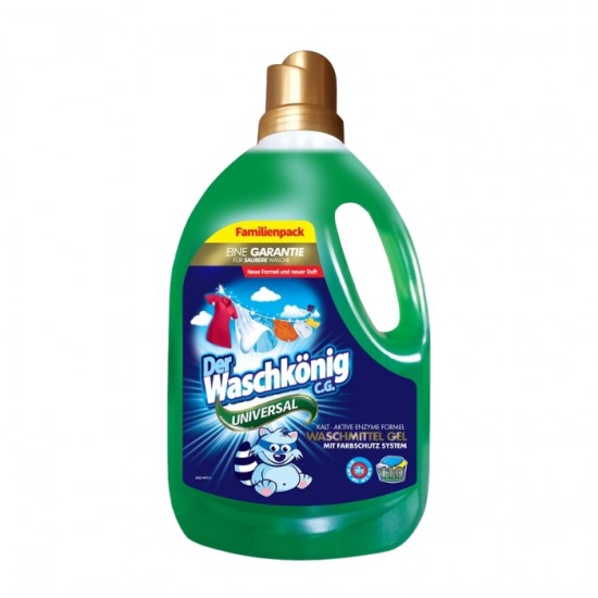 Šķidrais veļas mazgāšanas līdzeklis WASHKONIG UNIVERSAL 3,305 L Šķidrais veļas mazgāšanas līdzeklis WASHKONIG UNIVERSAL 3,305 L
