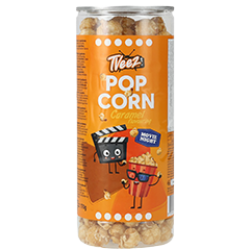 TVEEZ Tube попкорн со вкусом карамели 170г TVEEZ Tube попкорн со вкусом карамели 170г