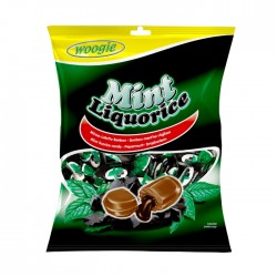Конфеты WOOGIE 170 г - Мята и лакрица новые
