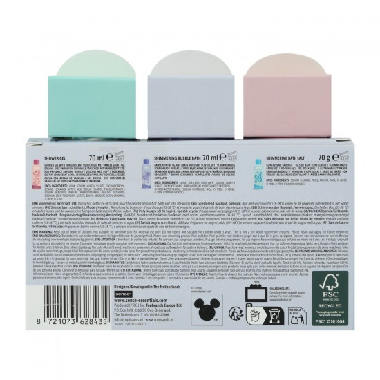 Набор для ванны и тела для детей DISNEY FROZEN, 3 шт