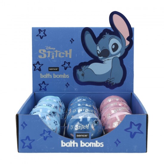 Бомбочки для ванны Disney Stitch 100гр Темно-синие