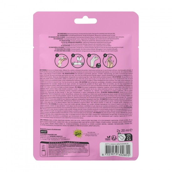 Maska rokām, GRINCH, 2x20ml - I hate Christmas