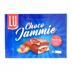 Cepumi ar džema pildījumu LU JAMMIE 220g - zemeņu