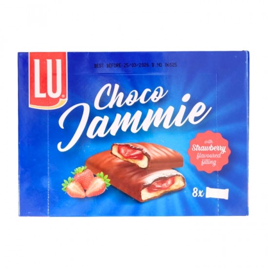 Cepumi ar džema pildījumu LU JAMMIE 220g - zemeņu