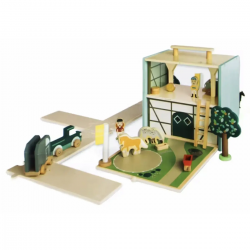 Деревянный игровой набор PINOLINO,- Конная ферма Лизы