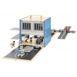 Деревянный игровой набор PINOLINO, -  Полицейский участок Гордон