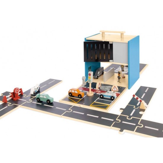 Деревянный игровой набор PINOLINO, - Полицейский участок Гордон Деревянный игровой набор PINOLINO, - Полицейский участок Гордон