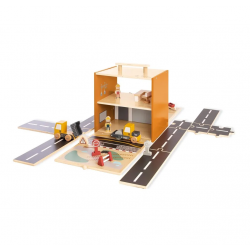 Деревянный игровой набор PINOLINO, - строительная площадка Густава