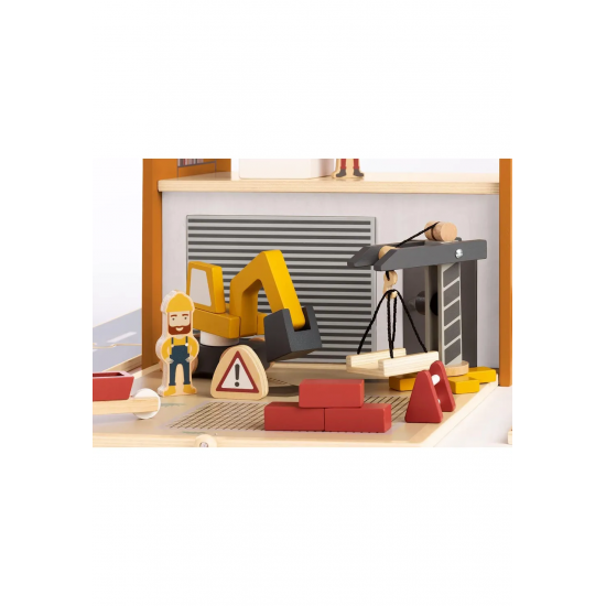 Деревянный игровой набор PINOLINO, - строительная площадка Густава Деревянный игровой набор PINOLINO, - строительная площадка Густава