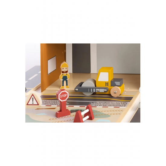 Деревянный игровой набор PINOLINO, - строительная площадка Густава Деревянный игровой набор PINOLINO, - строительная площадка Густава