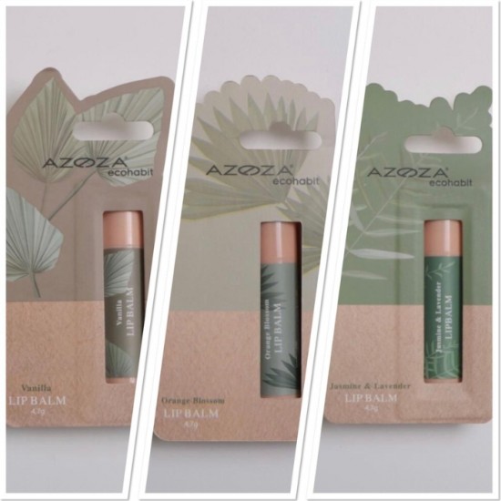 Бальзам для губ AZOZA ECO, 4,7 г