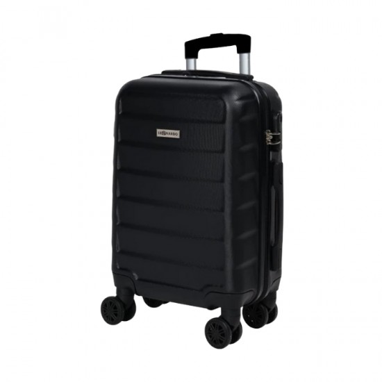 Koferis LEONARDO 52 x 34,5 x 20 cm - melnā krāsa