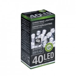 Āra LED lampiņu virtene 40LED - WHITE