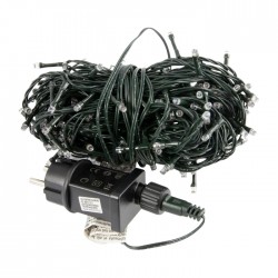 Āra LED lampiņu virtene 120LED - COLD WHITE