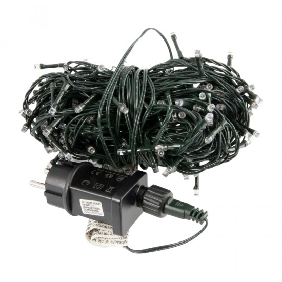 Āra LED lampiņu virtene 120LED - COLD WHITE