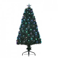 LED Ziemassvētku egle ar gaismu 180 cm - multicolor