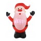 LED Piepūšama figūra NY 180cm - Santa Claus