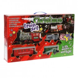 Rotaļlieta Ziemassvētku vilciena komplekts NY - 31 gab