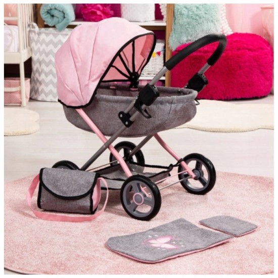 Ērti leļļu ratiņi