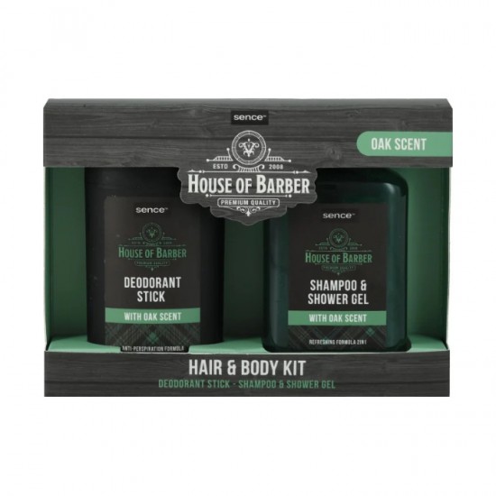 Dāvanu komplekts vīriešiem SENCE House of Barber- Ozola smarža