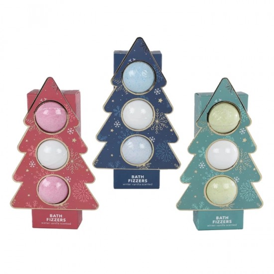 Набор бомбочек для ванны JINGLE ALL THE WAY 3x20 г – Зимняя ваниль