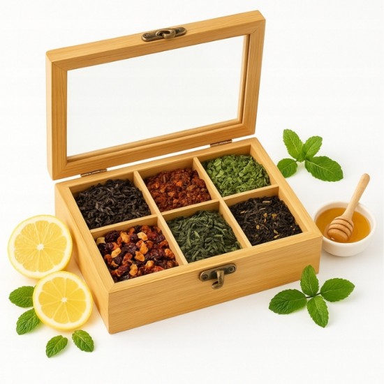Tējas kaste bambusa 21x16cm