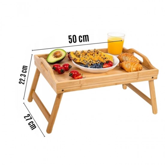 Servēšanas paplāte gultai 50x30