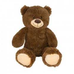 Plīša lācis BIG BEAR 50cm - tumši brūns