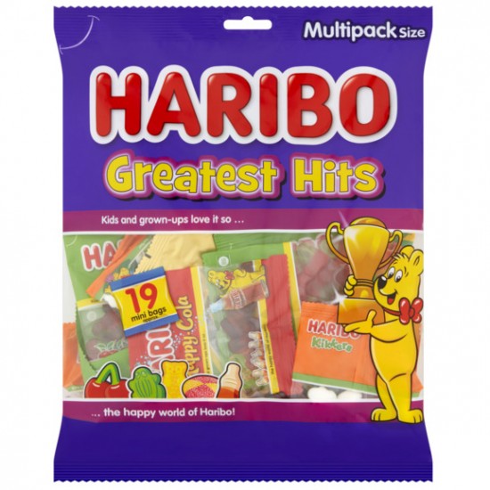 Želejas konfekšu izlase, HARIBO 19gab, 475g,- Greatest Hits Želejas konfekšu izlase, HARIBO 19gab, 475g,- Greatest Hits