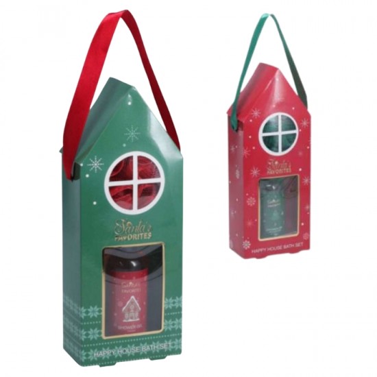 Рождественский набор для ванной SANTAS FAVORITES  2 шт. - Маршмеллоу-пуффы