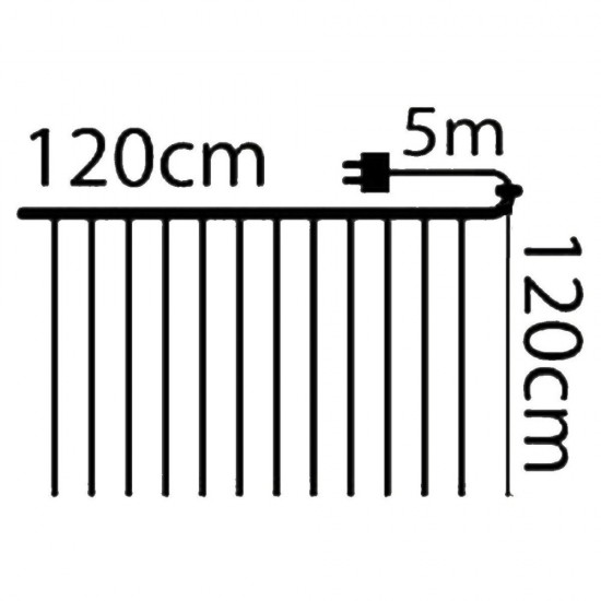 Светодиодная завеса 144 светодиода RGB Светодиодная завеса 144 светодиода RGB