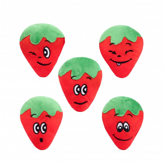 Plīša rotaļlieta HARIBO Plush Snack Bag 44x37x7cm -GIANT Strawbs