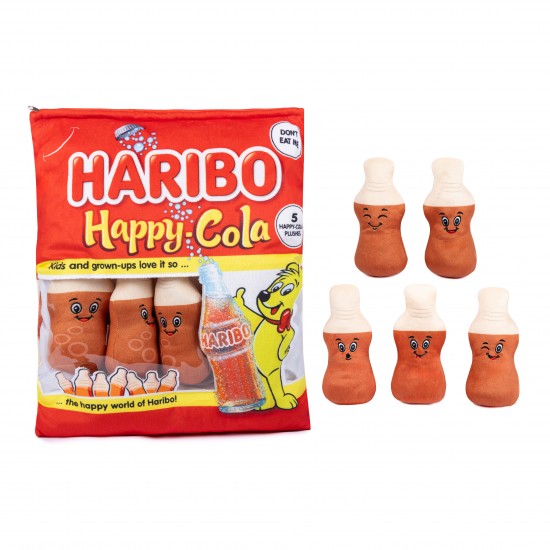 Plīša rotaļlieta HARIBO Plush Snack Bag 44x37x7cm - HAPPY-COLA