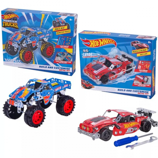 Металлический конструктор HOT WHEELS Monster Trucks - 2 вида